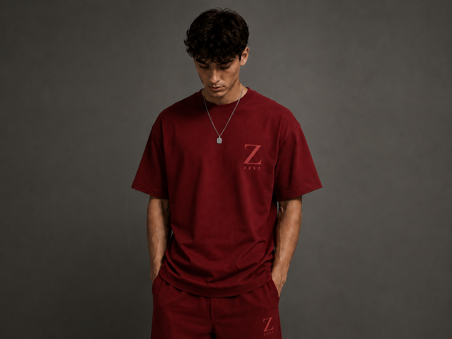 Red Drop Shoulder